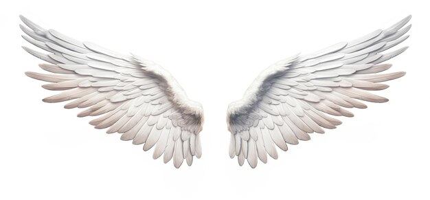 Foto una coppia di angeli con ali splendide