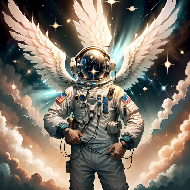 Angelical astronaut