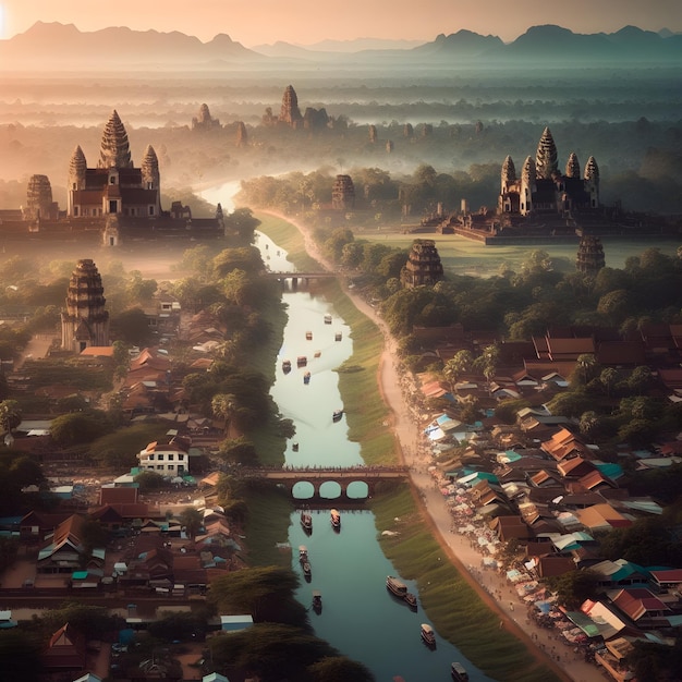 Foto angkor wat in cambogia