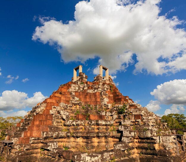 Angkor Wat is a huge Hindu temple complex in Cambodia...