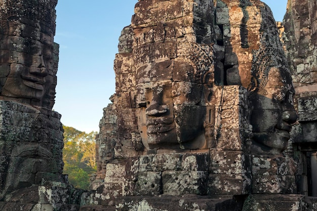 Angkor Wat is a huge Hindu temple complex in Cambodia