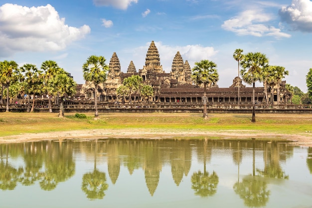 Tempio di angkor wat a siem reap, cambogia