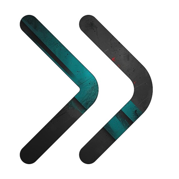 angle double right icon diagonal black green red