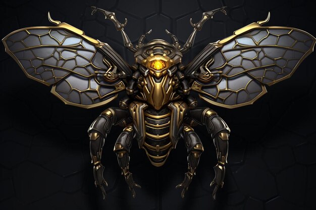 Angry bee design