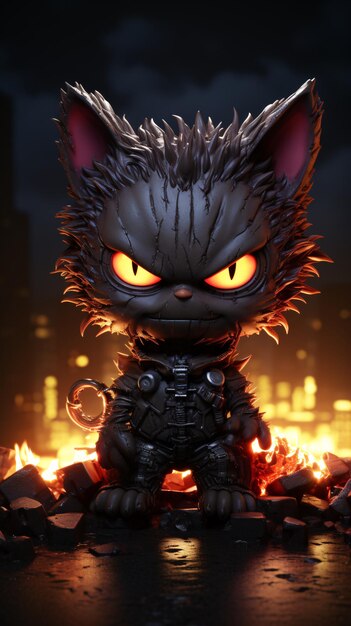 angry cat wallpaper by Bang_maruf - Download on ZEDGE™