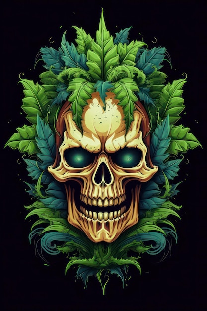 Angry Skull Logo