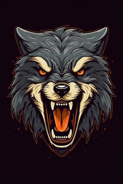 Angry Wolf Logo