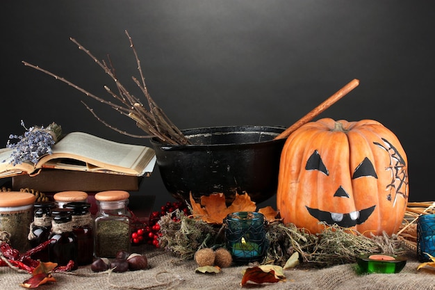 Angstaanjagend halloween laboratorium