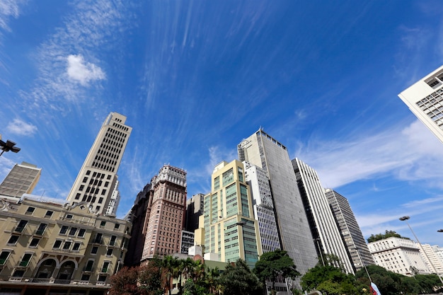 Anhangabau-vallei, in het centrum van Sao Paulo