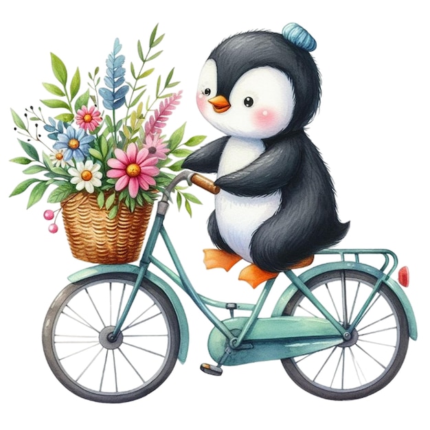 Animal Bicycle with Flowers