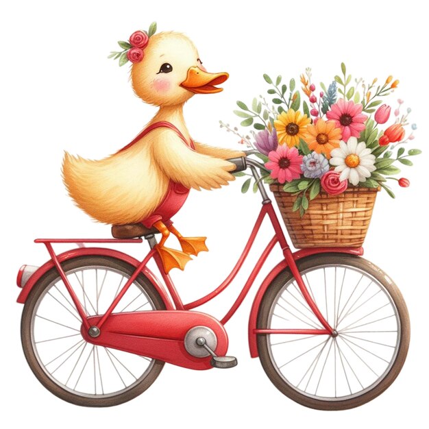 Animal Bicycle with Flowers