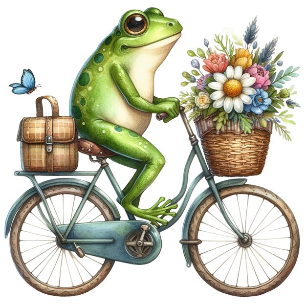 Animal Bicycle with Flowers