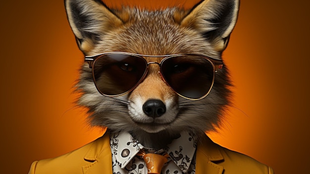 animal in business suit HD 8K wallpaper Stock Photographic Image