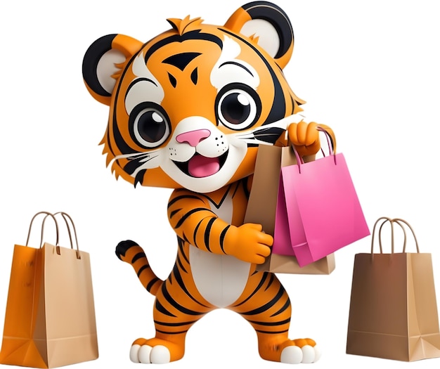 Animal carrying shopping bag Shopping with pets Animal shopping spree Pet purchases Cute animal