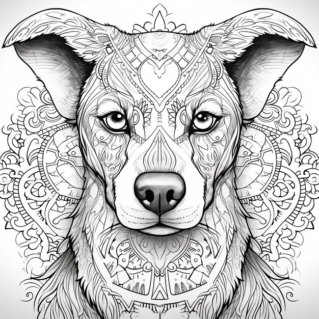 animal coloring pages for kids and adult stress relief