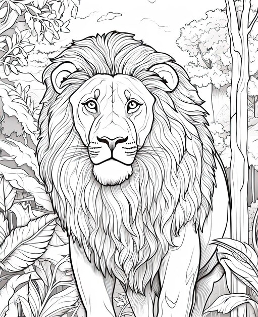 animal coloring pages for kids and adult stress relief