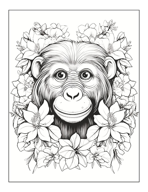 Photo animal coloring pages