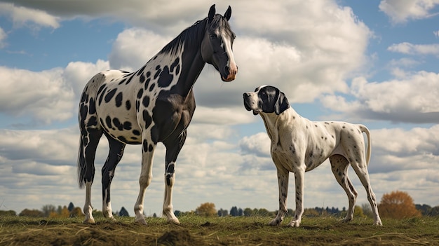 Animal dog horse