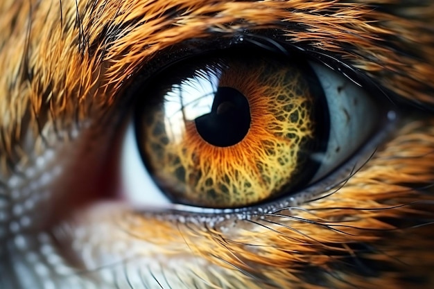 Animal Eye Closeup Background