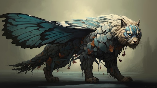 Photo animal fusion fantasy animals