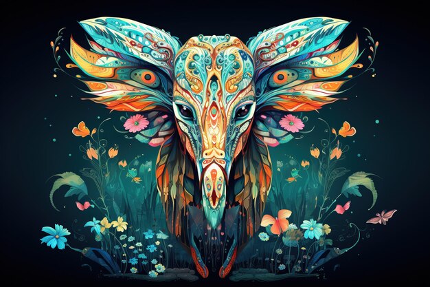 Photo animal fusions essence of creative imagination by combining different animals into captivating hybrid creatures generated with ai