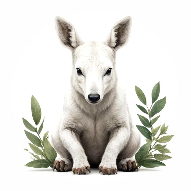 Animal illustrations with white background