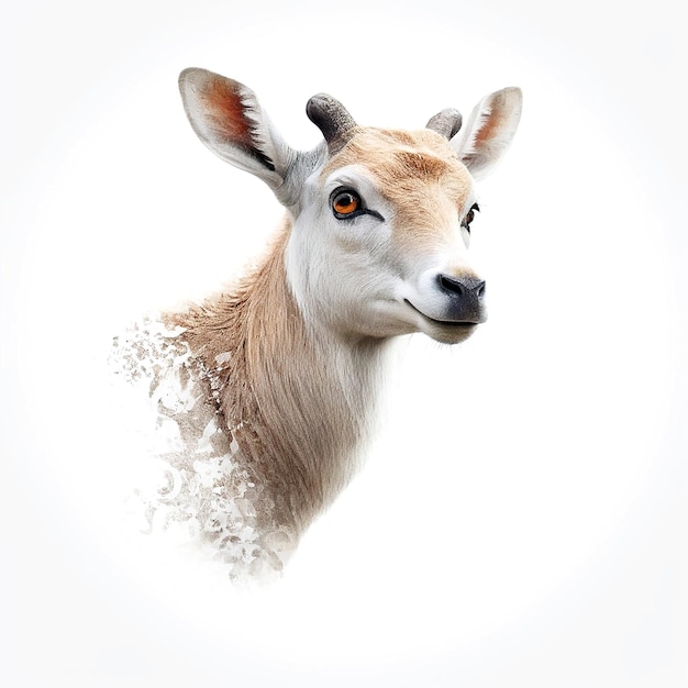 Animal illustrations with white background