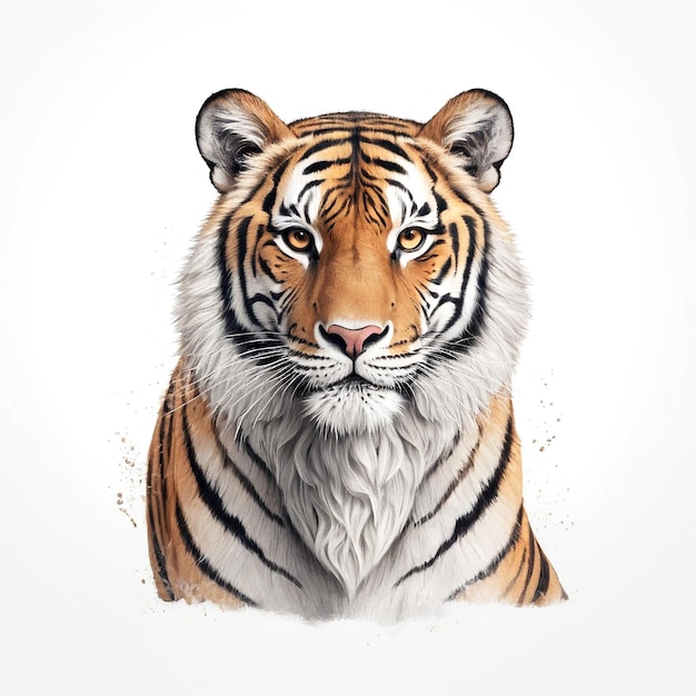 Animal illustrations with white background