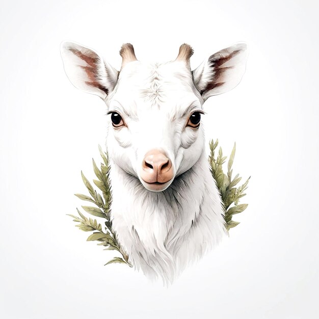 Animal illustrations with white background