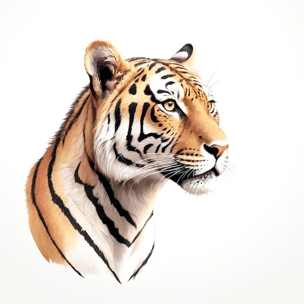 Animal illustrations with white background