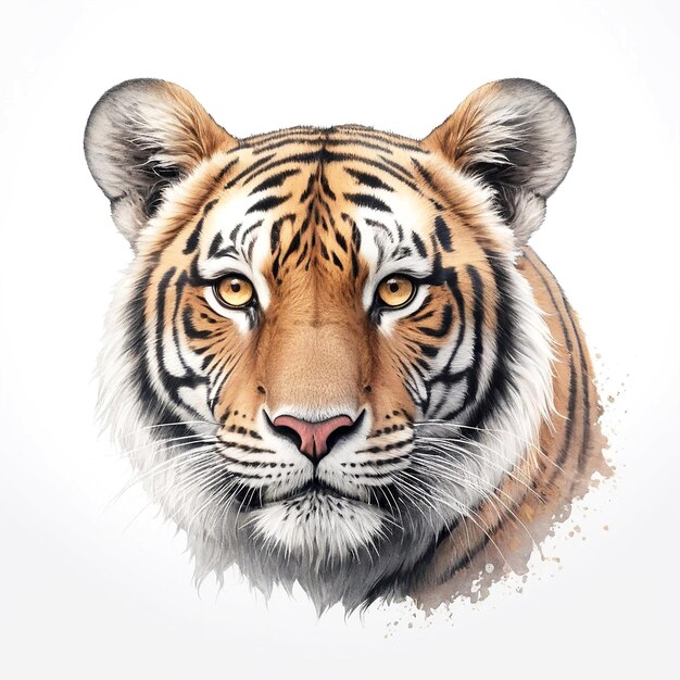 Animal illustrations with white background