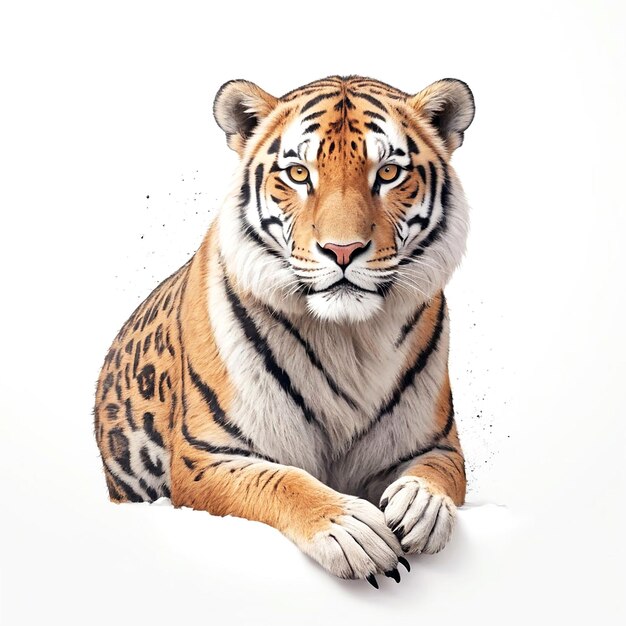 Animal illustrations with white background