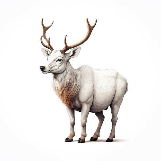 Animal illustrations with white background