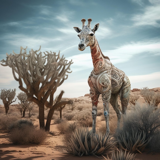 animal life in the desert art29