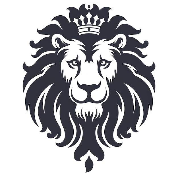Animal Lion Logo illustration of a Lion Lion emblem icon logotypedecal print