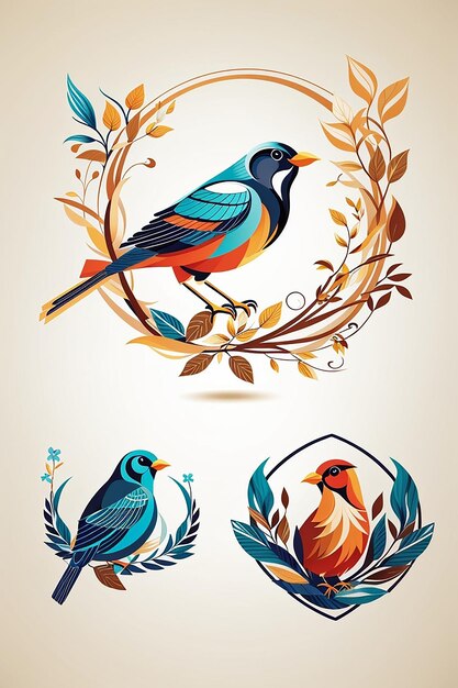 Animal Logo Illustrations Vector