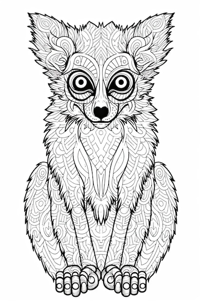 Animal mandala coloring pages for stress relief