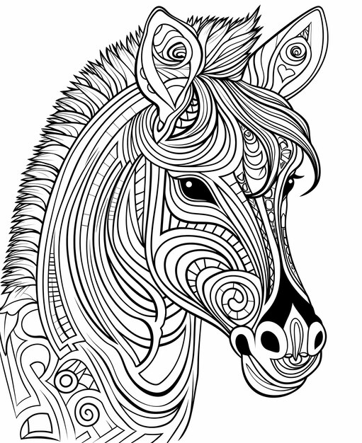 Animal Mandalas adult coloring book Zebra animalinspired pattern