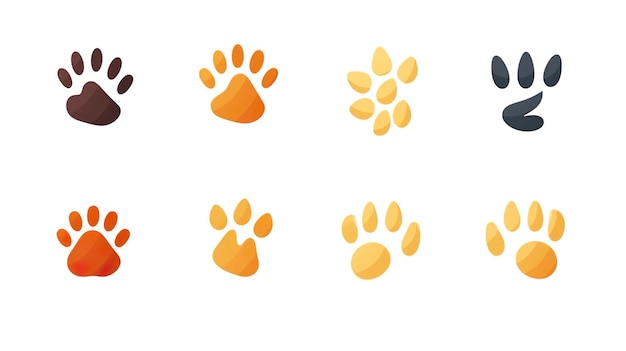 Photo animal paw print vector