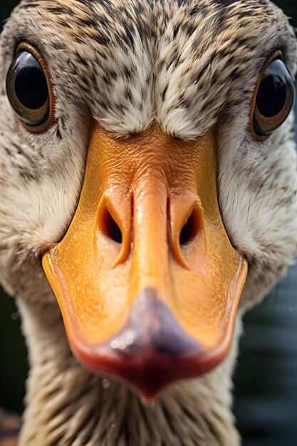 Photo animal pictures closeup photo of ducks head