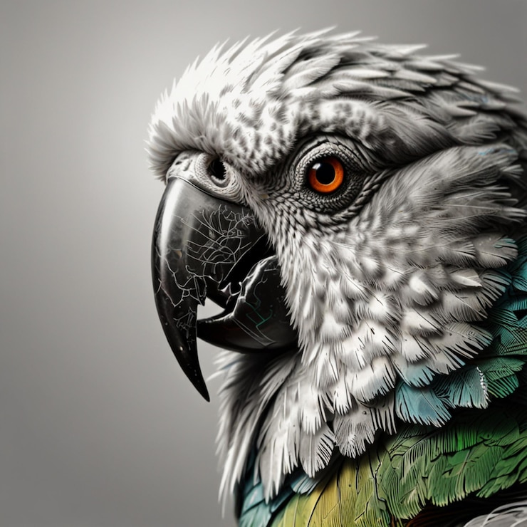 Animal portrait close up