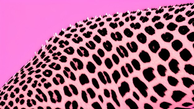 Animal print pink fantasy art Ai