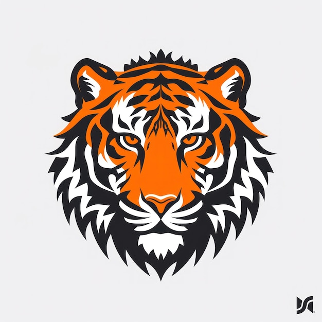 Animal Tiger Logo illustration of a Tiger Tiger emblem icon logotypedecal print