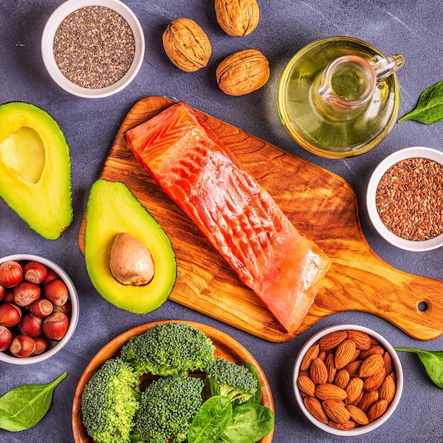 Animal and vegetable sources of omega3 acids