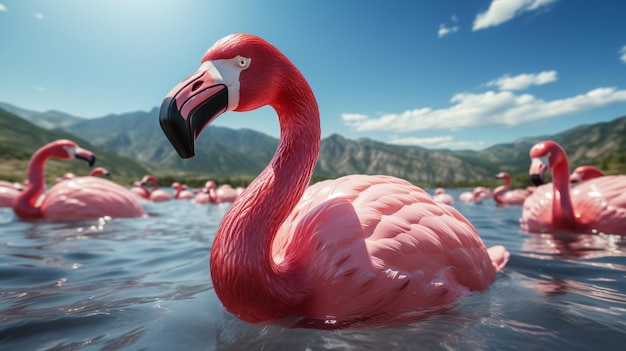 animal in water HD 8K wallpaper Stock Photographic Image