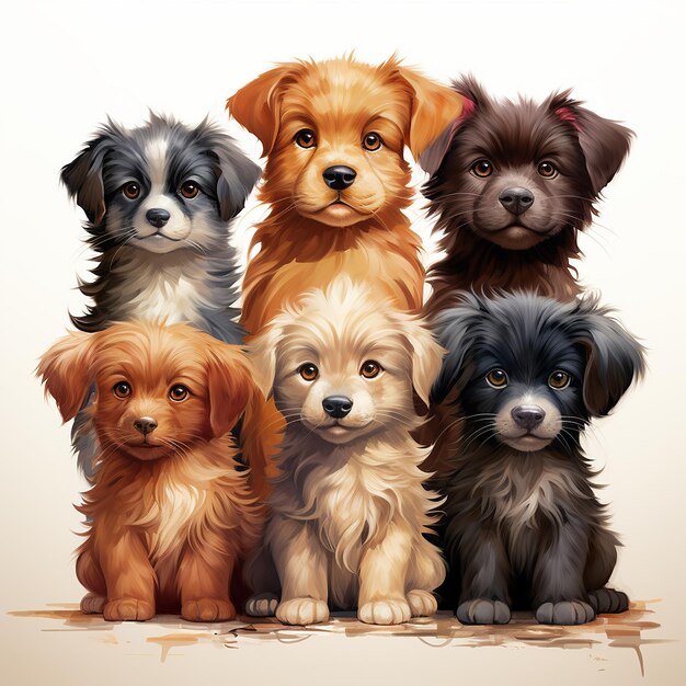 Premium AI Image Animals and pets Cute and realistic animal illustrations