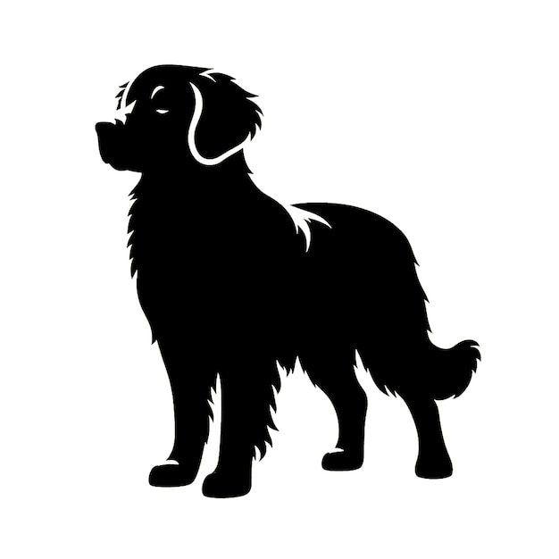 animals concept featuring dog silhouette icon clip art illustration vector design