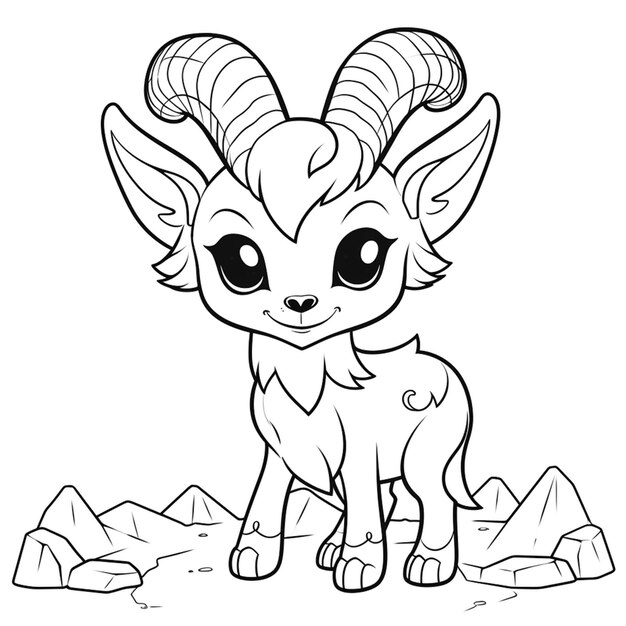 Animated animals coloring page