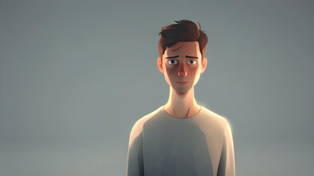 An animated journey through a persons memories as they revisit happy moments with their lost loved