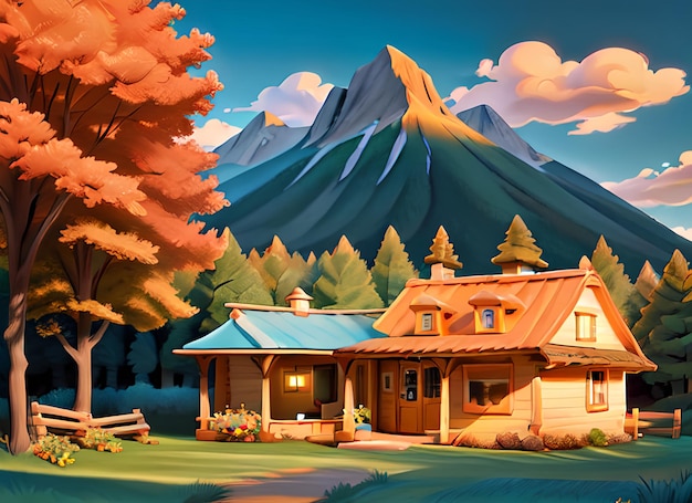 Animated landscape